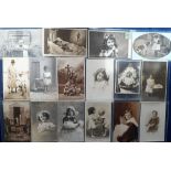 Postcards, Children, a collection of approx. 150 cards all showing Children, RP's, printed and