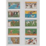 Cigarette cards, Phillips, Derby Winners & Jockeys (set, 25 cards, gd) & Sports (set, 25 cards, 2
