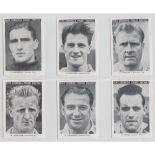 Trade cards, News Chronicle, Footballers, Leicester City (set, 12 cards) (vg)