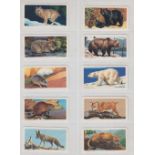 Cigarette cards, Brooke Bond (Canada), Animals of North America ('Roland' back) (set, 48 cards)