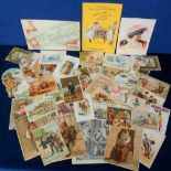 Advertising, 40+ UK and foreign advertising cards and inserts, to include Draper's Ink, Hastings