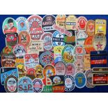 Beer labels, a mixed selection of 45 labels, various shapes, sizes and brewers inc. Eldridge Pope,