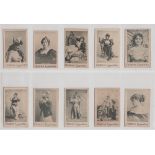Cigarette cards, Ogden's, Actresses, Green Gravure (set, 50 cards) (gen gd)
