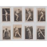 Trade cards, Cricket, two sets, Boy's Realm Famous Cricketers (15 cards, 1 poor, 2 fair, rest