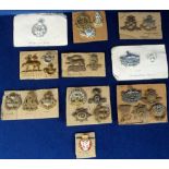 Militaria, 26 military badges to include Leicestershire Regt, Royal Irish Regt, Glider Pilot Regt,