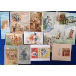 Cigarette & trade cards, a collection of 15 UK & USA advertising items inc. Tansill's Punch