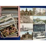 Postcards, a mixed age collection of approx. 450 mostly UK topographical cards with RP's of King