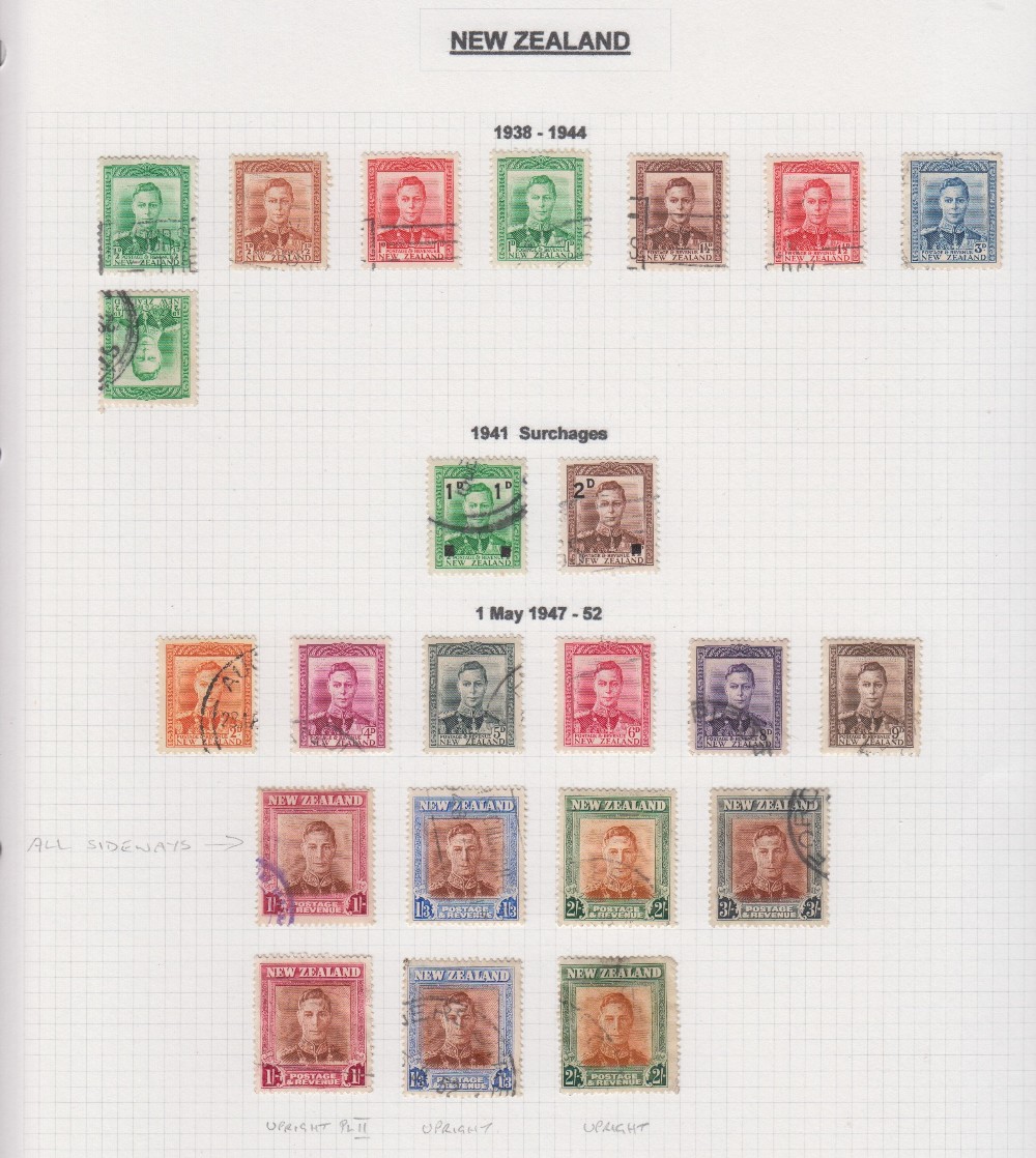 Stamps, large and useful collection of New Zealand stamps in 3 albums (1 empty) containing a mint - Image 10 of 11