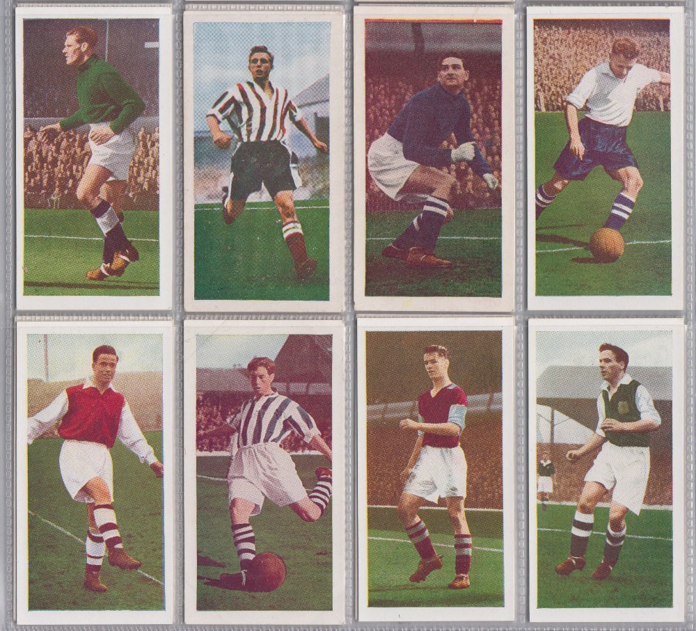 Trade cards, Chix, Footballers No. 1 series 'X' size (set of 48 cards) (vg)