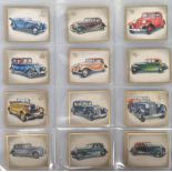 Cigarette cards, Germany, Garbaty, 3 sets, Motor Cars of Today (255 cards), Saba Ship Series (2