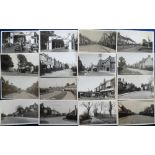 Postcards, Herts, a fine selection of 32 RP cards of Bushey and its environs inc. Parade Jubilee