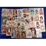 Trade cards, USA, a collection of 30+ early advertising cards, various products and subjects inc.