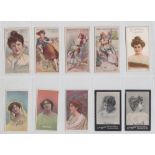 Cigarette cards, Beauties & Glamour, 10 scarce type cards, Baker Beauties of All Nations (4),