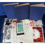 Sport, a mixed selection of items inc. 3 bound volumes of World Sport Magazine for 1953, 54 and