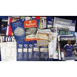 Football programmes & tickets, Chelsea FC, a collection of home and away programmes, 1950's