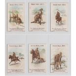 Cigarette cards, Morris, Boer War 1900, six cards, Captain W.E. Gordon, Sargeant Martineau, Corporal