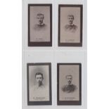 Cigarette cards, Smith's, Footballers (Brown back, 1906), Glasgow Rangers, four cards, no 8 R.G.