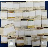 Cigarette cards, a collection of 35+ 'M' & 'L' size sets, most appear to be complete but not