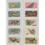 Trade cards, Brooke Bond (Canada), Songbirds of North America, two sets, 'Red Rose & Blue Ribbon'