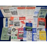 Football programmes, a mixed selection of 32 programmes inc. Brentford v Newcastle 47/48, QPR v