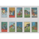 Trade cards, Typhoo, Nursery Rhymes (set, 10 cards) (gd/vg)