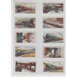 Cigarette cards, Churchman's, 2 sets, Landmarks in Railway Progress (50 cards) & Famous Railway