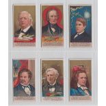 Cigarette cards, USA, Duke's, Great Americans, six cards, Oliver Wendel Holmes, H.W. Beecher,