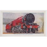 Trade cards, Modern Boy, Famous Railway Engines, 'XL' size, paper insert issues (set, 10 cards),