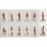 Cigarette cards, Faulkner's, Grenadier Guards, (set, 12 cards) (1 fair, rest gd/vg)