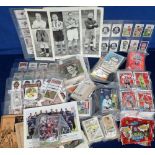 Trade cards & stickers, a large quantity (1,000's) of vintage and modern football cards and