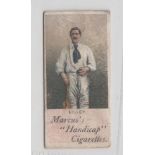 Cigarette card, Marcus's, Cricketer's, type card, 'Lilley' (slightly grubby, fair/gd) (1)