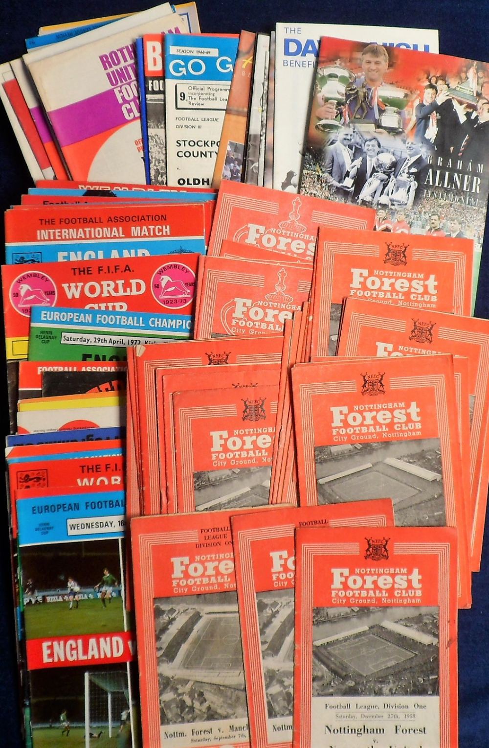 Football programmes, a collection of approx. 160 programmes mostly 1960's onwards inc.
