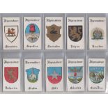 Cigarette cards, J & F Bell, Rigsvaabner (set, 60 cards) (gd/vg)