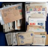 Postal history, a box containing a quantity of covers 1850's to date, approx. 200 inc. GB, Burma,