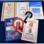 Football programmes, England International selection 1940s & 50s, inc. v Switzerland 1 December 1948