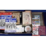 Mixed sport, selection of items, early 1900s onwards, inc. Clarence Athletic sport programme 1904,
