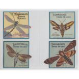 Trade cards, Turner & Cartwright, Realistic Pictures, Moths & Dragonflies (set, 4 cards) &