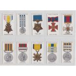 Cigarette cards, Mitchell's, Medals, (set, 25 cards) (vg)