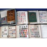 Stamps, Box of 17 albums containing all world stamps including album of German overprints and a
