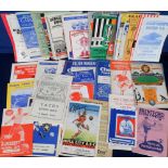Football Programmes, a collection of 100+ programmes 1940/1960's inc. thirty seven 40/50's issues,