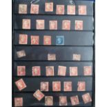 Stamps, GB Collection QV used including 1d reds, 2d blue, 10s Seahorse used, through to KGVI and