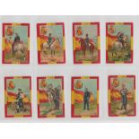 Trade cards, Canary Islands, Fonseca, Types of Spanish Soldiers, 'M' size (47/50) (gd)