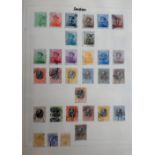 Stamps, Collection of all world stamps including Sweden, Austria and Italy housed in a Schaubek