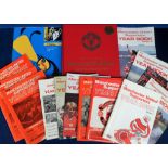 Football, Manchester United, a collection of 13 year books from 1972 (no.1) to 1985/6 (no. 14)