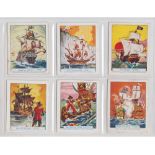 Trade cards, Thomson, Famous Ships 'L' size, (set, 32 cards) (some minor faults, gen gd)