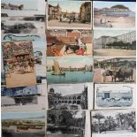 Postcards, Foreign selection of approx. 110 printed cards, various locations inc. Brazil, Argentina,