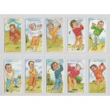 Trade cards, South Wales Constabulary, Golfers (set, 25 cards) scarce (vg/ex) (25)