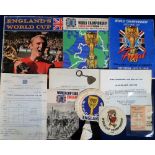 World Cup 1966, a selection of items including England v Germany World Cup Final Programme (