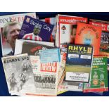 Football programmes, Manchester United, a large collection of mostly modern, home & away programmes,