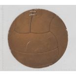 Trade card, Barrow, Hepburn & Gale Ltd, London, football shaped advertising card for leather